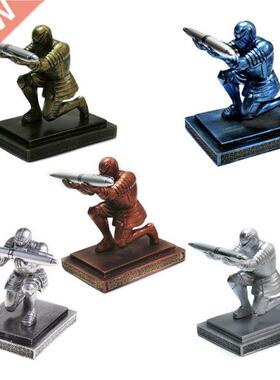 1 Pc Executive Knight Pen Holder Armor Hero Pen Stationery R