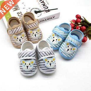 Baby Boy Girl First Walkers Cartoon Cotton Shoes Bear Patter