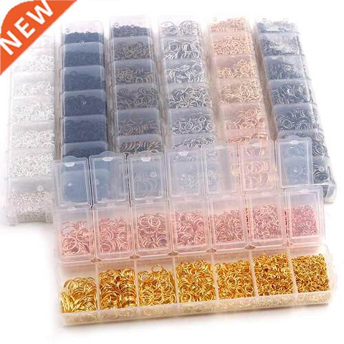 One Set ox 3 4 5 6 7 8 10mm 8 Colors Open Jump Rings Split