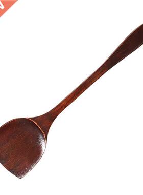 Long Hndle Lotus Wooden Sptul Non-Stick Pn Specil