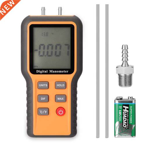 Digital Manometer Pipes Pressure Measuring Gauge Device ℃