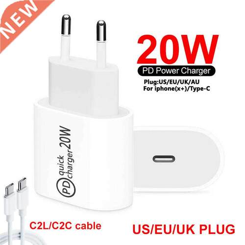 EU Wall Charge USB Type C Quick Charge Portable Fast USB Tra