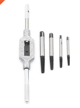 5PCS Cr-Mo Screw Extractor Broken Bolt Remover Drill Guide B