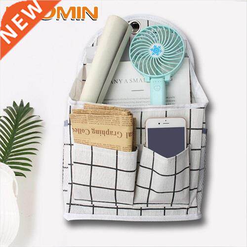 HOOMIN Hanging Wall Pouch Pocket Storage Bag Sundries