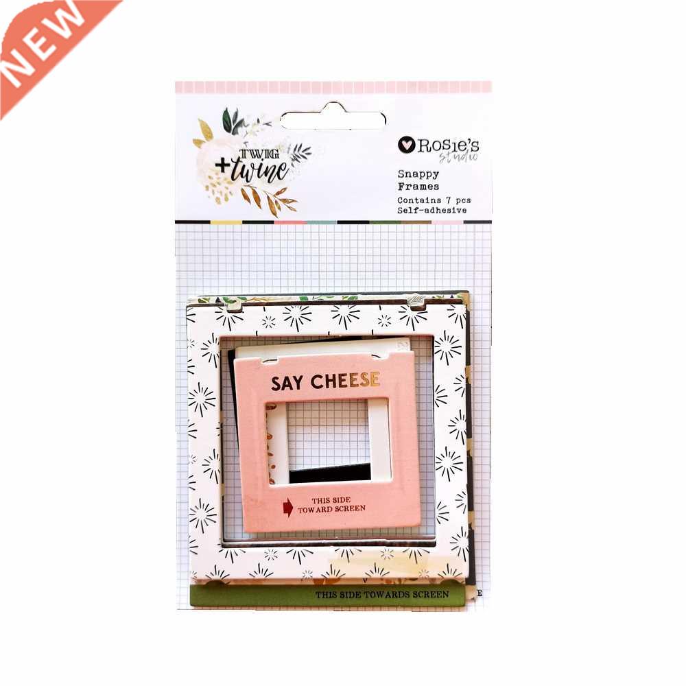 CRZCrafter Snappy Frames Chipboard Stickers Embellishments-封面