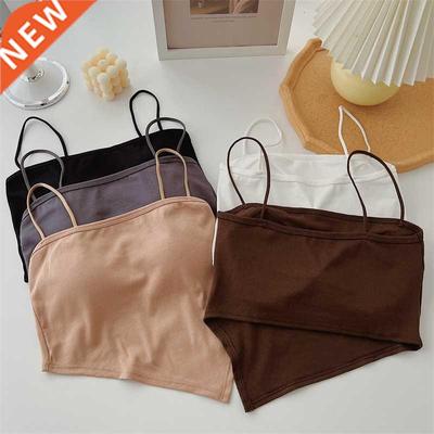 Wireless Padded Camisole Top Summer Women Tank Crop Tops Gir