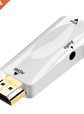 HDMI to VGA Adapter Converter Cable with Audio 1080P Video C