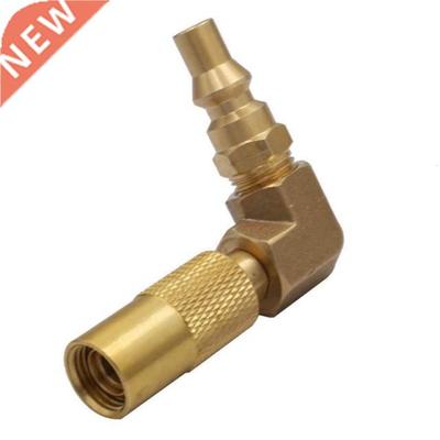 1/4 /3/8RV Quick Connect dpter Fitting with Elbow 适用于