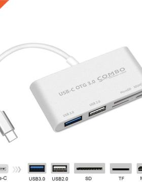 USB C to Multi SD CF Micro SD Card Reer apter Type C US