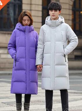 Purple Men and Women Quilted Winter Coat 2021 New Men's Thi