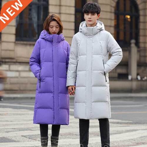 Purple Men and Women Quilted Winter Coat 2021 New Men's Thi