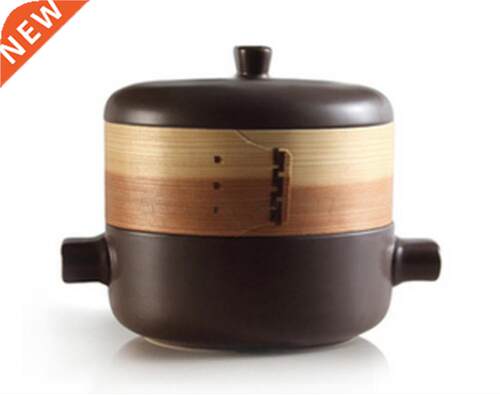 High temperature resistant stone pot steamer white