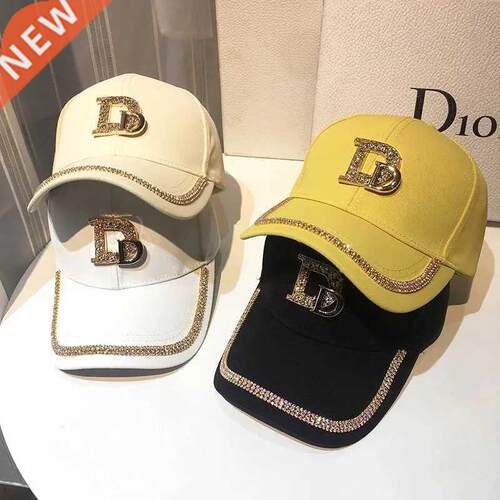 2021 Brand New Letter D Baseball Cap for Women Rhinestone nd
