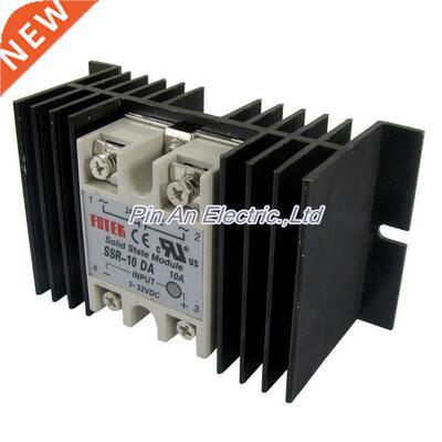 Single Phase Solid State Relay SSR-10DA 10A 3-32V DC 24-380V