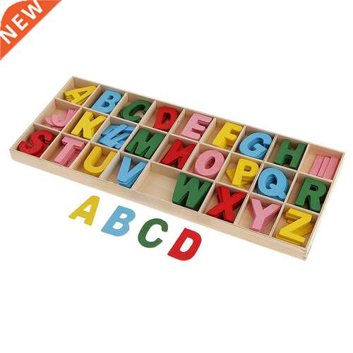 156 Pieces Wooden Shapes Alphabet Letters Scrapbooking Embe