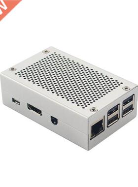 Rspberry Pi 3 Model B+ luminum Cse Metl Box Silver Color