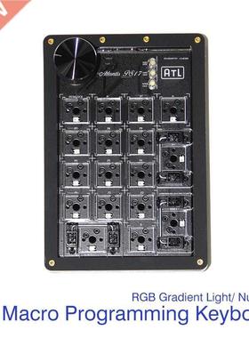 New 17Key Numpad RGB Backlight Support VIA Programming Macro