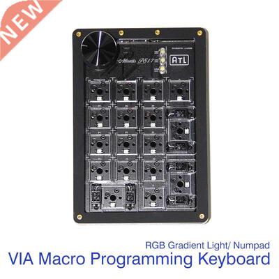 New 17Key Numpad RGB Backlight Support VIA Programming Macro