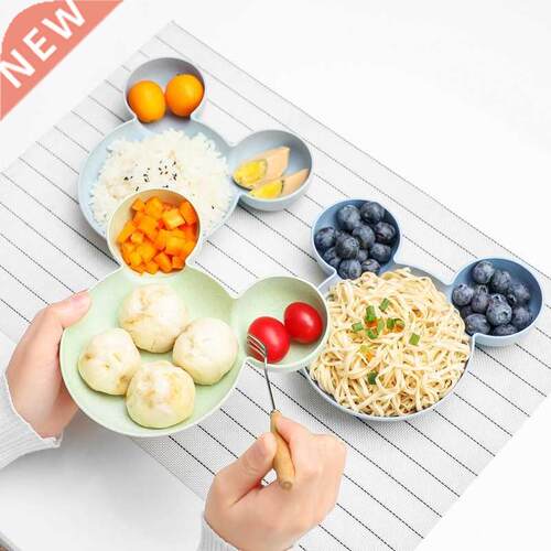 Kid Cartoon Mouse Mickey Bowl Dishes Lunch Box Kid Baby Chil