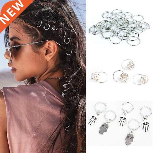 Hair Braid Dread Dreadlock Beads Clips Charms African Braids