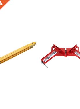1 Pcs Portable Carpenter Wooden Folding Ruler 100cm/39Inch &