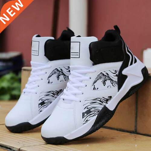 Basketball Shoes for Men Hgh-top Sports Cushonng Hombre A