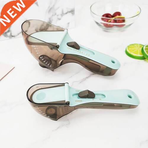 Adjustable Baking Measuring Spoon Scale Spoon Kitchen Utensi