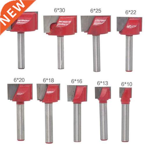 9Pc 10/13/16/18/20/22/25/30/32mm Surface Planing Wood Millin