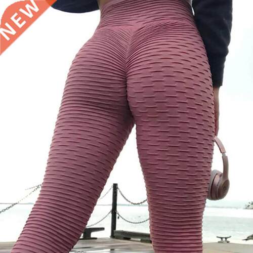 ASHEYWR Push Up Leggings Women High Waist Elastic Fitness Le