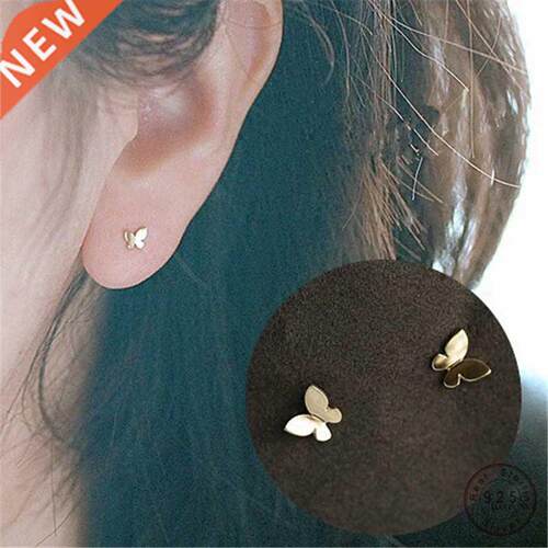 925 Sterling Silver Plating 14k Gold Simple Shiny Glossy But