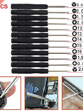 12Pcs Kit Screwdriver Set Eyeglasses Watch Phones Opening Pr