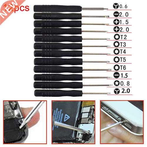 12Pcs Kit Screwdriver Set Eyeglasses Watch Phones Opening Pr