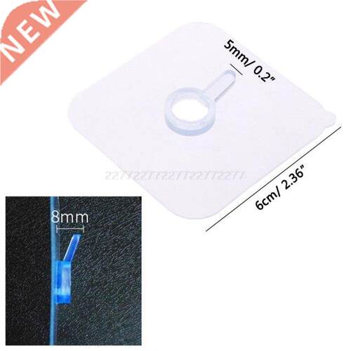 2pcs Seamless Strong Self Adhesive Hook Holder Wall Hanger F