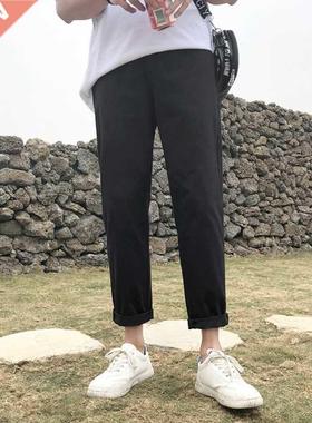 Spring Summer Men's Casual Pants Oversize Wide Leg Male Trou