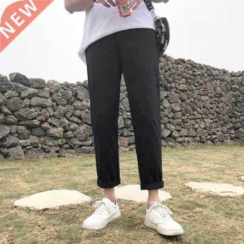 Spring Summer Men's Casual Pants Oversize Wide Leg Male Trou