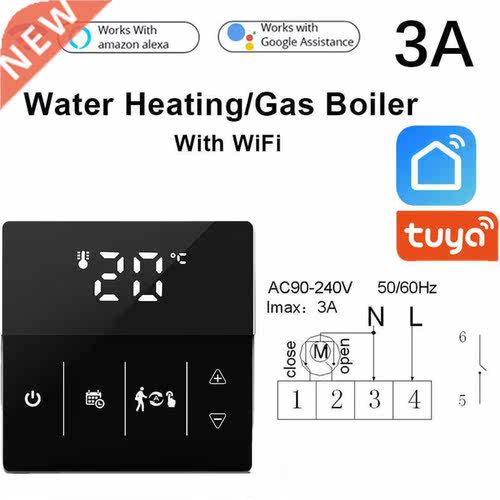 3A/16A Tuya WiFi Smart Thermostat Electric Floor Heating Wat