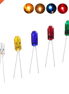 MP02 100pcs 3mm 12V Mini Grain of Wheat Bulbs Mixed Color Re