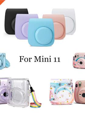 For Fujifilm Instax Mini 11 Instant Film Camera PU Leather B