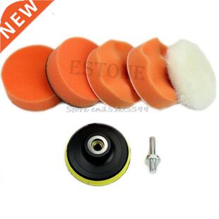 6Pcs New 75mm  High Gross Poliing Buffing Pad Kit for Ca