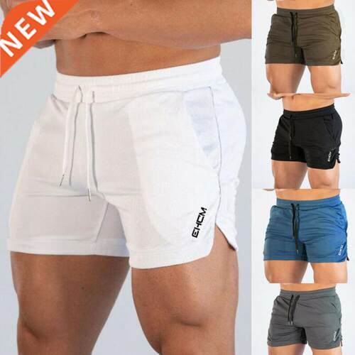 Mens Running Shorts Training Shorts Workout Bodybuilding Gym