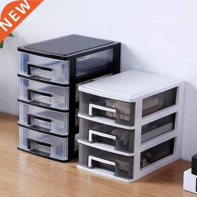 Transparent tabletop receives a box small drawer type desk