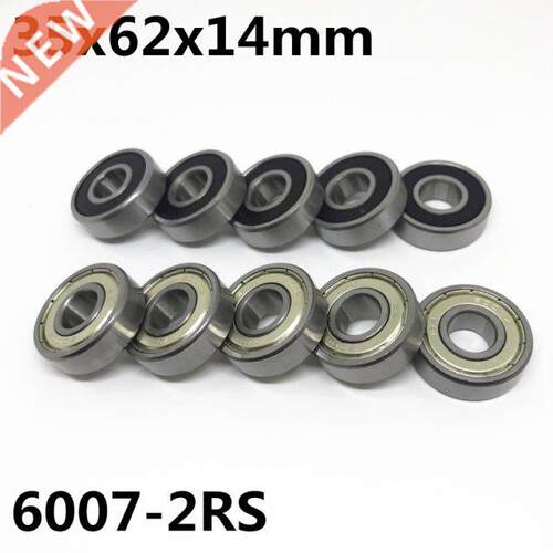 10pcs High quality 6007-2RS ball bearing 35x62x14 mm deep gr
