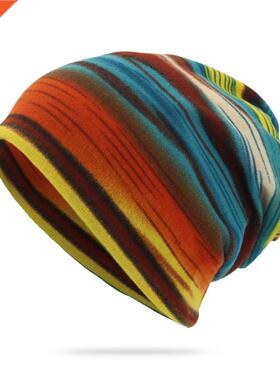 Spring New Striped Beanies For Men Unisex Summer Thin Knitte