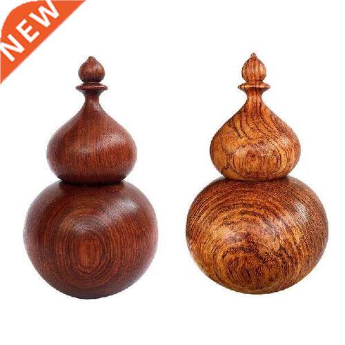 94PF Creative Vintage Gourd Shape Wooden Toothpick Holder