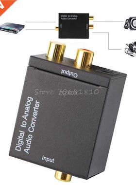 DAC Toslink SPDIF Coax to Analog L/R RCA Z09 Drop ip