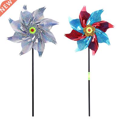 Bird Repeller Pinwheels Reflective Sparkly Bird Deterrent Wi