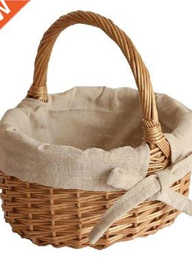Vintage Wicker Storage Basket Picnic Basket Wedding Bridal
