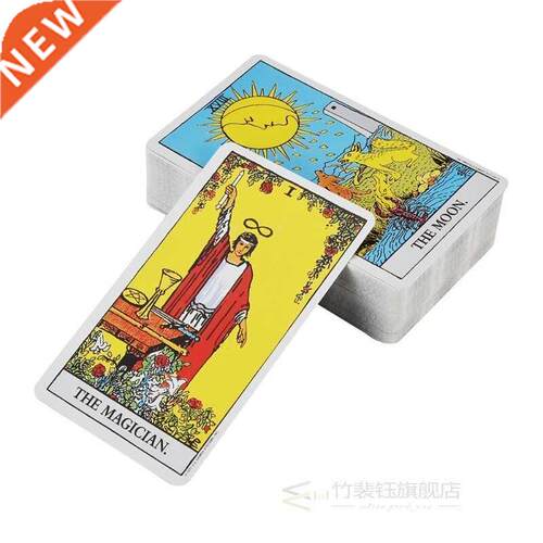 78pcs Tarot Cards Full English Radiant Rider Wait Tarot Car