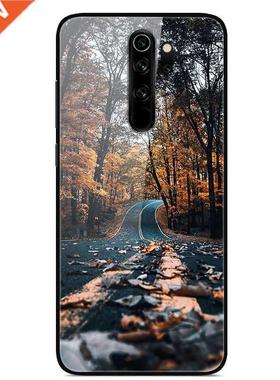 Redm Note 8 Pro Case Glass Hard Back Cover Xaom Redm No