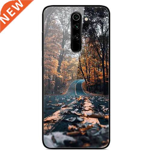 Redm Note 8 Pro Case Glass Hard Back Cover Xaom Redm No